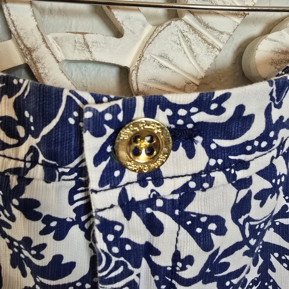 Lilly Pulitzer Colette Scallop Hem Skort Blue Size 4 Bay Blue Krillin It - Picture 2 of 9